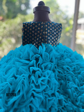 Load image into Gallery viewer, BT1758 Oceanic Splendor Sequin Dress for Little Trendsetters
