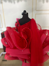 Load image into Gallery viewer, BT1613 Bouncy Pearl Birthday Party Wear Frock For Baby Girls
