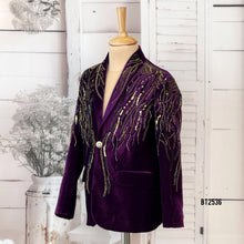 Load image into Gallery viewer, BT2536 Designer Baby Boy Party Wear Velvet Blazer
