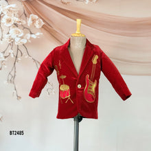 Load image into Gallery viewer, 🎶 BT2485 Rockstar Baby Boy Velvet Blazer Set
