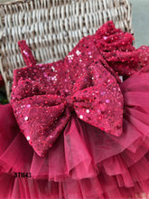 Load image into Gallery viewer, BT1643 Ruby Ruffles - A Sparkle of Joy Party Dress
