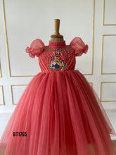 Load image into Gallery viewer, BT1765 Coral Castle Enchantment Dress for Little Dreamers
