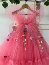 Load image into Gallery viewer, BT1678 Flower Theme Luxury Party Wear with Butterfly Wings
