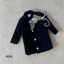 Load image into Gallery viewer, BT2270 Majestic Elephant Embroidery Suit – A Royal Statement for Your Little King! 👑✨
