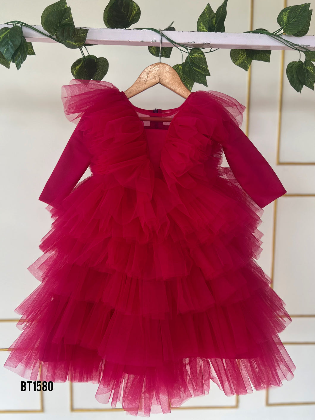 BT1580 Winter Party Wear With Multiple Layers