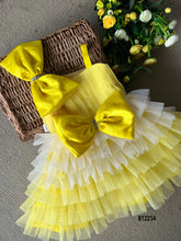 Load image into Gallery viewer, BT2234 💛 Sunshine Belle Dress – Twirl into a Fairytale! 🌼✨
