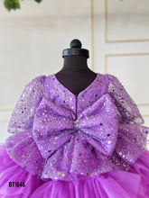 Load image into Gallery viewer, BT1646 Shimmer Party Wear Frock For Baby Girls
