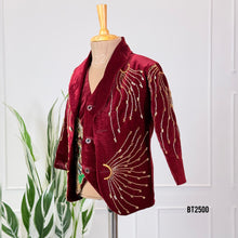 Load image into Gallery viewer, BT2500 Ocean Theme Baby Boy Blazer | Royal Party Wear for Birthdays &amp; Weddings
