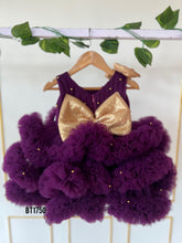 Load image into Gallery viewer, BT1750 Enchanted Evening: Regal Purple Princess Dress
