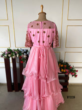 Load image into Gallery viewer, BT2226 Blush Pink Elegance Gown – A Fairy Tale Look for Moms 💖✨
