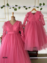 Load image into Gallery viewer, BT2145 Graceful Pink Evening Gown for Moms 🌸✨
