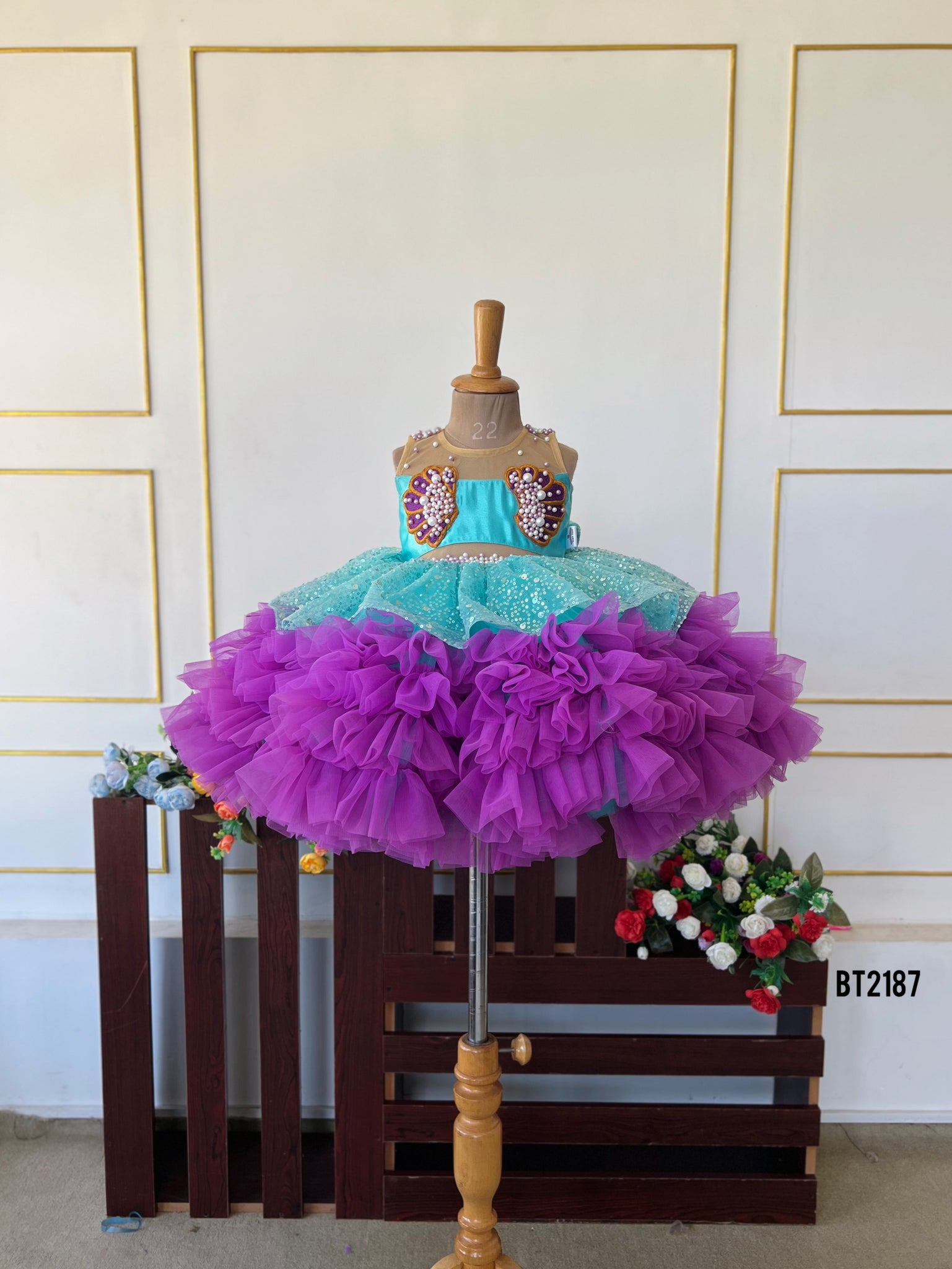 BT2187 Mermaid Magic Party Dress for Little Stars BabyTeen Fashion BT2187 Mermaid Magic Party Dress for Little Stars BabyTeen Fashion