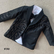 Load image into Gallery viewer, BT2163  Black Designer Party Wear Suit For Boys ✨🖤
