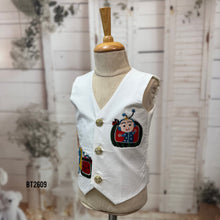 Load image into Gallery viewer, BT2624 Teal Velvet Baby Boy Blazer Set with Waistcoat | Luxury Birthday Wedding Party Wear Suit for Boys
