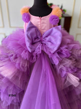 Load image into Gallery viewer, BT1549 Enchanted Lavender Garden Dress - Twirl into a World of Whimsy!
