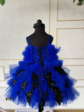 Load image into Gallery viewer, BT1611 Sapphire Sparkle: The Ultimate Showstopper for Little Fashionistas
