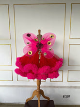 Load image into Gallery viewer, BT2017 🌸 Enchanted Butterfly Garden Dress – Perfect for Fairy-Tale Birthdays 🦋✨
