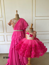 Load image into Gallery viewer, BT1881 Enchanted Fuchsia Fairy Frock for Little Stars
