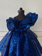 Load image into Gallery viewer, BT1755 Midnight Sparkle Sequin Dress for Little Stars
