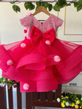 Load image into Gallery viewer, BT1525 Hand work Beaded Flower frock

