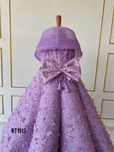 Load image into Gallery viewer, BT1913 Lavender Dream: Girls&#39; Enchanted Party Gown
