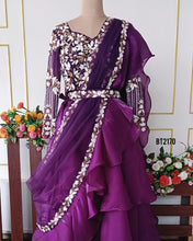Load image into Gallery viewer, BT2170 Royal Purple Mommy &amp; Me Ensemble 👗✨
