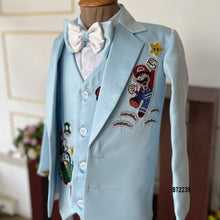 Load image into Gallery viewer, BT2239 🎮 Mario Theme Blazer Set – Power Up His Party Look! 🏁✨

