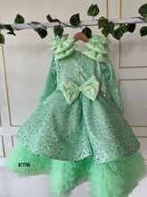 Load image into Gallery viewer, BT1756 Enchanted Sparkle Mint Sequin Party Dress

