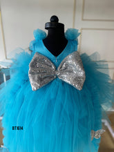 Load image into Gallery viewer, BT1614 Turquoise Twirl: A Cascade of Blue for Your Little Dancer
