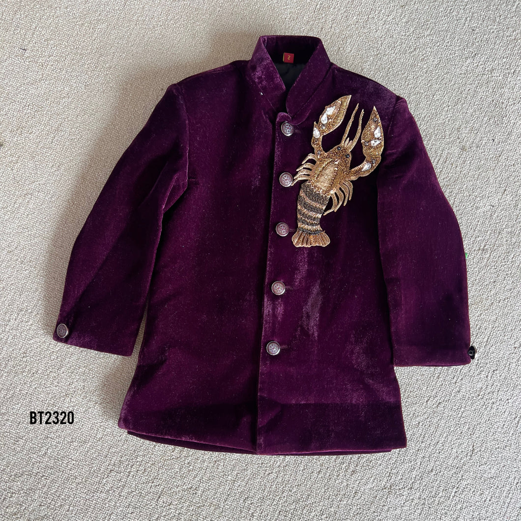 BT2320 🦞 Luxe Lobster Majesty – A Dapper Look for Your Little King! 👑