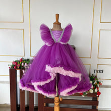 Load image into Gallery viewer, BT2328 💜 Enchanted Royal Gown – A Fairytale Dream for Your Little Princess! 👑✨
