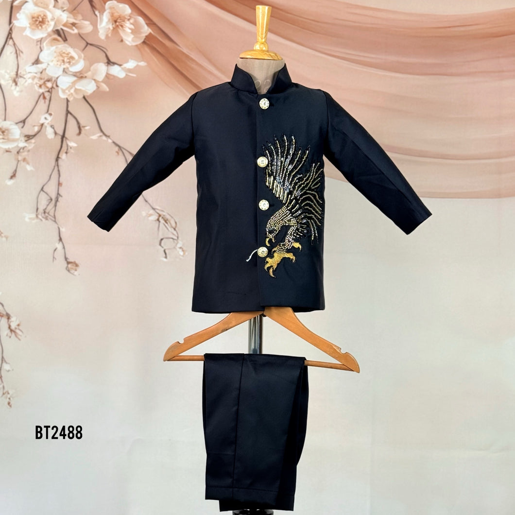 🦅 BT2488 Royal Falcon Baby Boy Jodhpuri Suit