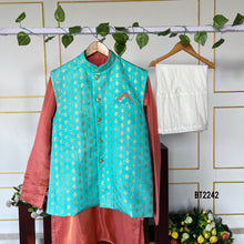 Load image into Gallery viewer, BT2242 🕌 Regal Ethnic Charm – The Ultimate Festive Look for Your Little Prince! ✨👑
