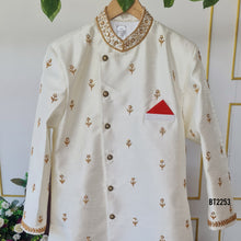 Load image into Gallery viewer, BT2253 👑 Majestic Dad-Son Royal Sherwani Set – A Regal Duo for Special Celebrations! 👑✨
