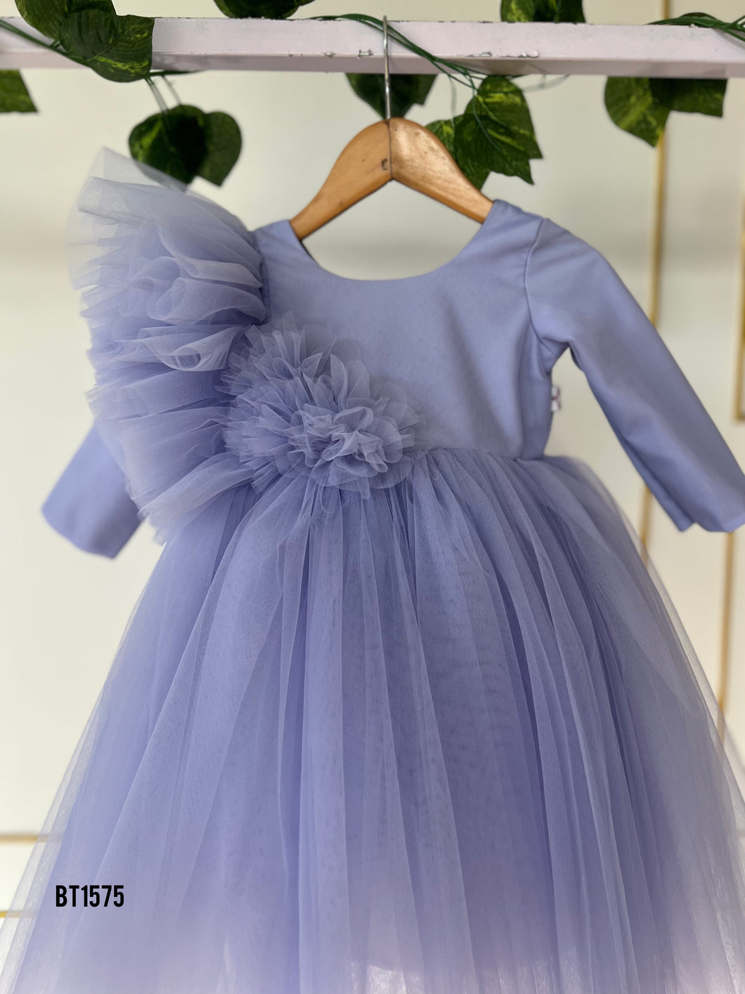 BT1575 Winter Party Wear With Frills