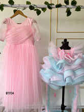 Load image into Gallery viewer, BT1734 Bouncy Long Tail Birthday Party Wear For Baby Girls
