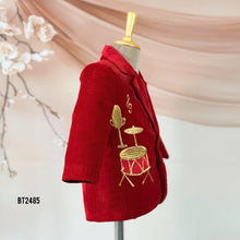Load image into Gallery viewer, 🎶 BT2485 Rockstar Baby Boy Velvet Blazer Set
