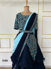 Load image into Gallery viewer, BT2083 Twilight Elegance in Blue 🌌✨

