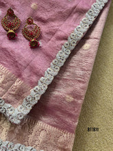 Load image into Gallery viewer, BT1811 Customisable Crushed Tissue Saree For Mom
