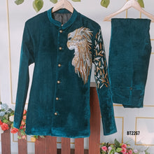 Load image into Gallery viewer, BT2267 Majestic Father-Son Lion Suit – Roar in Style &amp; Elegance! 👨‍👦✨
