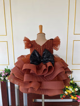 Load image into Gallery viewer, BT2227 Golden Bee Party Dress 🐝✨ For Little Divas
