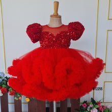 Load image into Gallery viewer, BT2255 🎀 Dazzling Red Bow Princess Dress – The Perfect Party Dream! ✨👑
