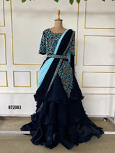 Load image into Gallery viewer, BT2083 Twilight Elegance in Blue 🌌✨
