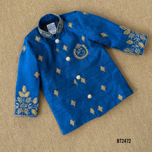 Load image into Gallery viewer, 💙 BT2472 Royal Blue Heritage Baby Boy Jodhpuri with Dhoti Pants
