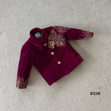 Load image into Gallery viewer, BT2330 🦁 Little King’s Majestic Sherwani – Rule the Celebration! 👑✨
