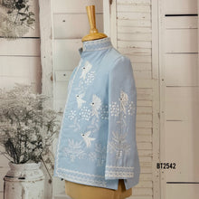 Load image into Gallery viewer, BT2542 Sky Blue Embroidered Jacket | Elegant Festive Wear for Little Boys
