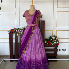 Load image into Gallery viewer, BT2339 👑 Royal Purple Family Twinning Set – A Celebration in Style 💜✨
