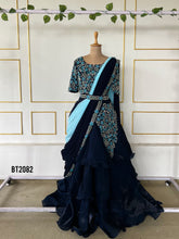 Load image into Gallery viewer, BT2083 Twilight Elegance in Blue 🌌✨

