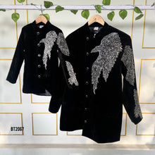 Load image into Gallery viewer, BT2067 🖤 Eagle Theme Dad Son Party Wear Jacket
