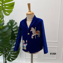 Load image into Gallery viewer, BT2689 Royal Carousel Designer Blazer for Baby Boys

